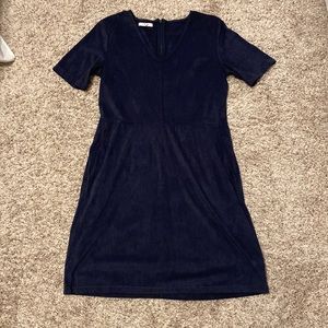 Navy blue super soft knee-length Maurices dress - Size M